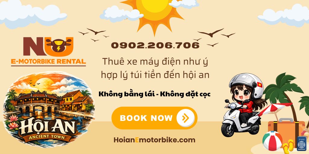 Thuê xe máy điện Hội An
